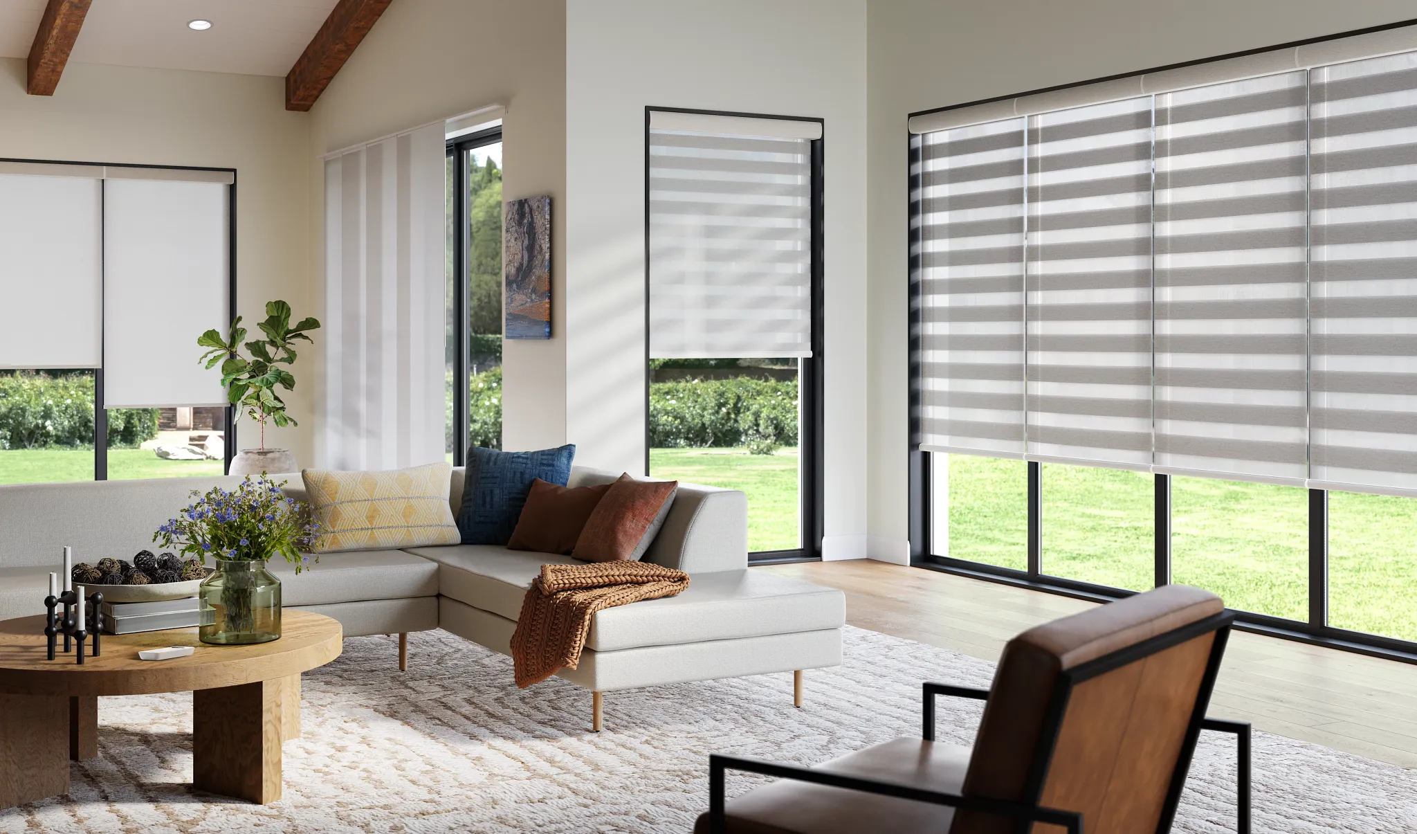 Alta - Roller Shades - Living rrom - Room darkening